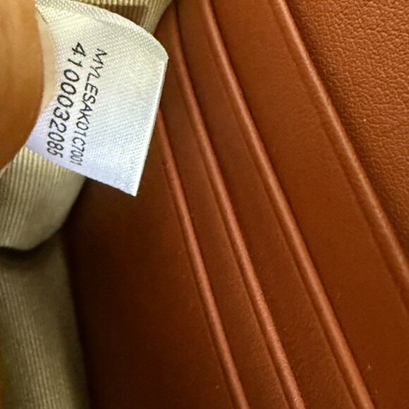 MCM Leather Wallet Purse On Removable Leather and Chain, MYL ESAK01 X7001 - Picture 11 of 16